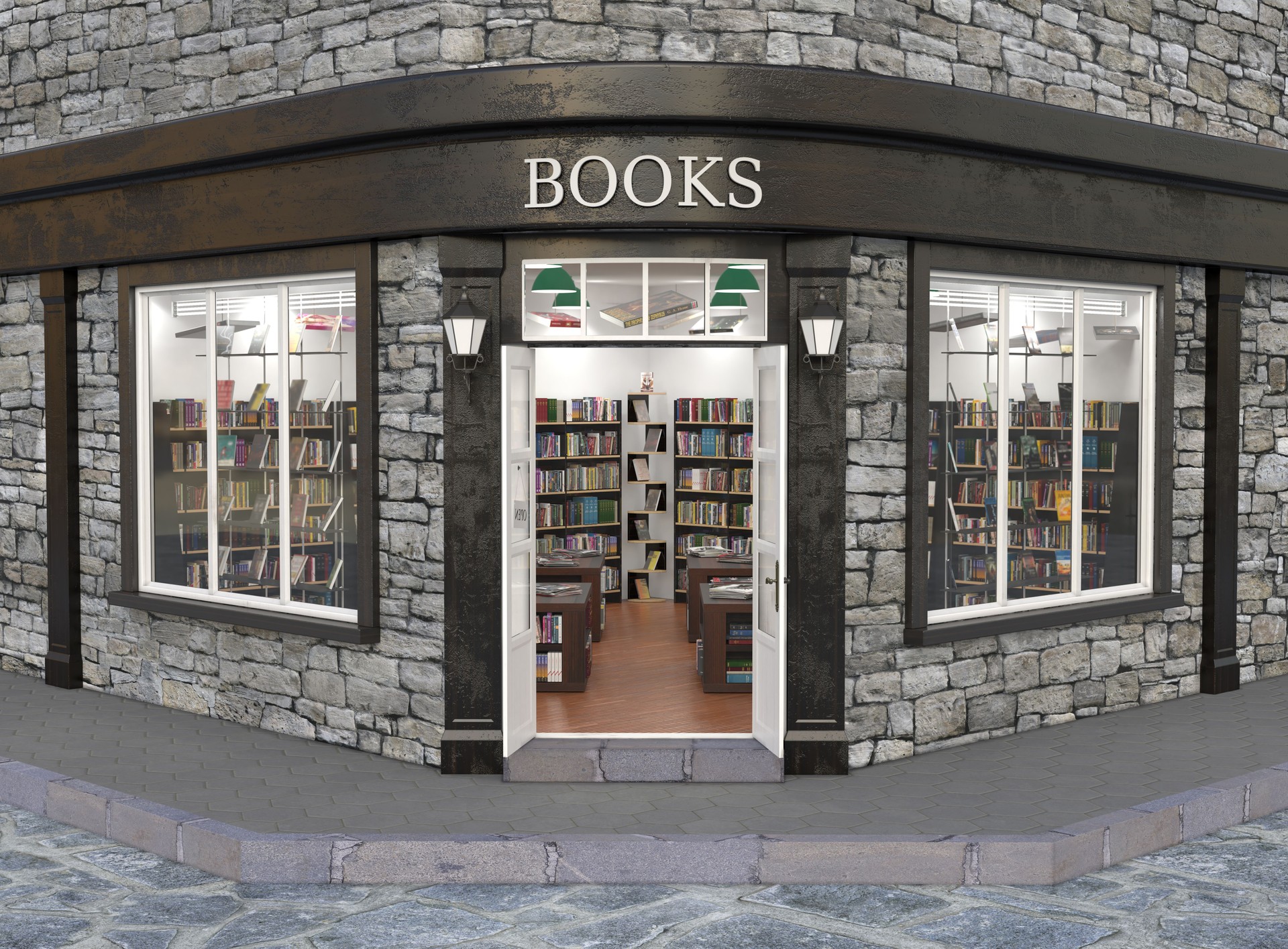 Books store exterior