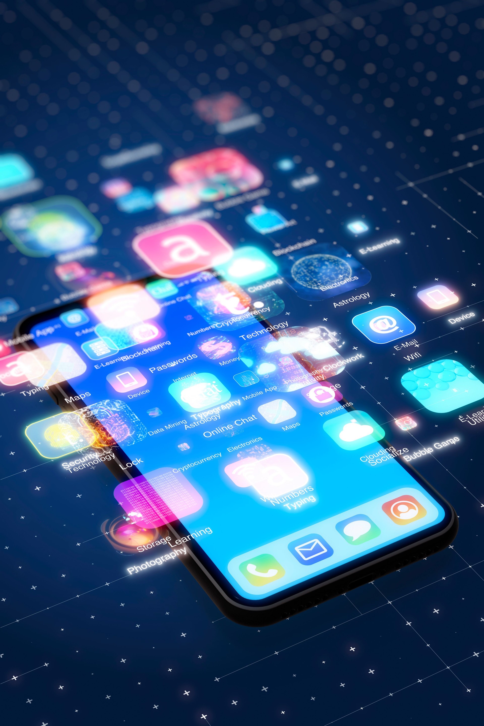 Smart Mobile Phone with applications
